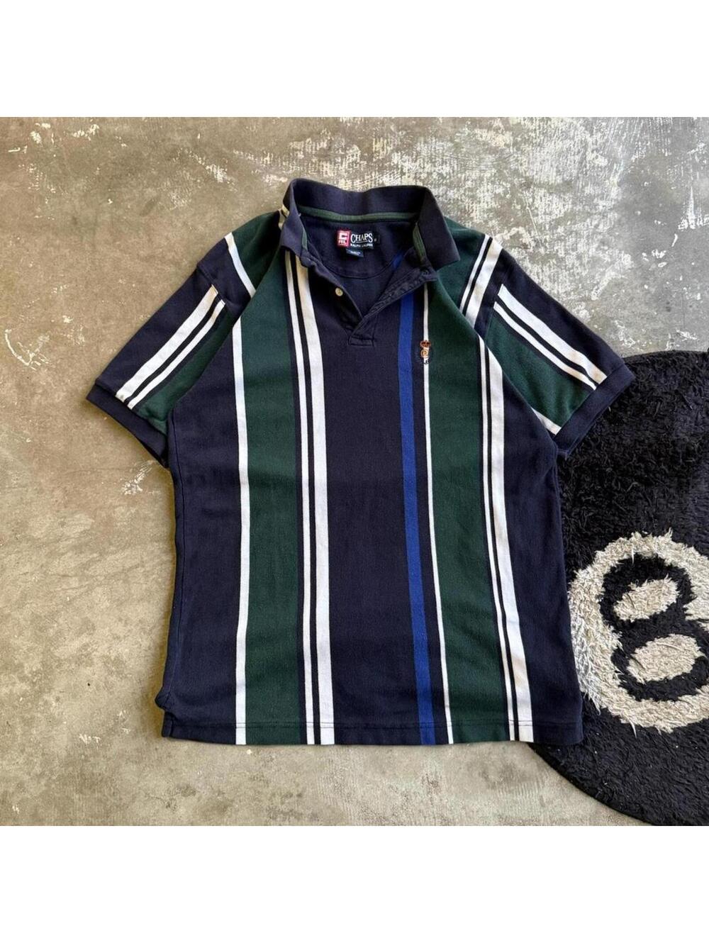 Y2K Vintage Ralph Lauren Chaps Striped Polo